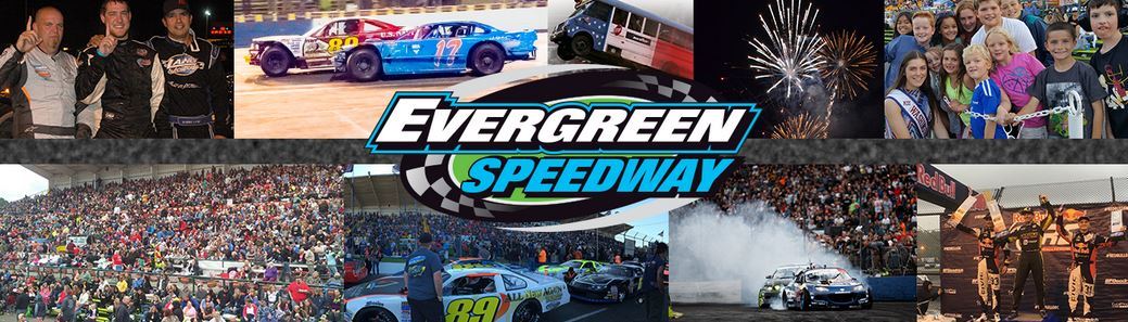Evergreen Speedway Banner