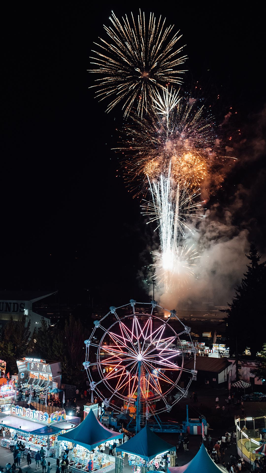Evergreen State Fair Fireworks Display 2019
