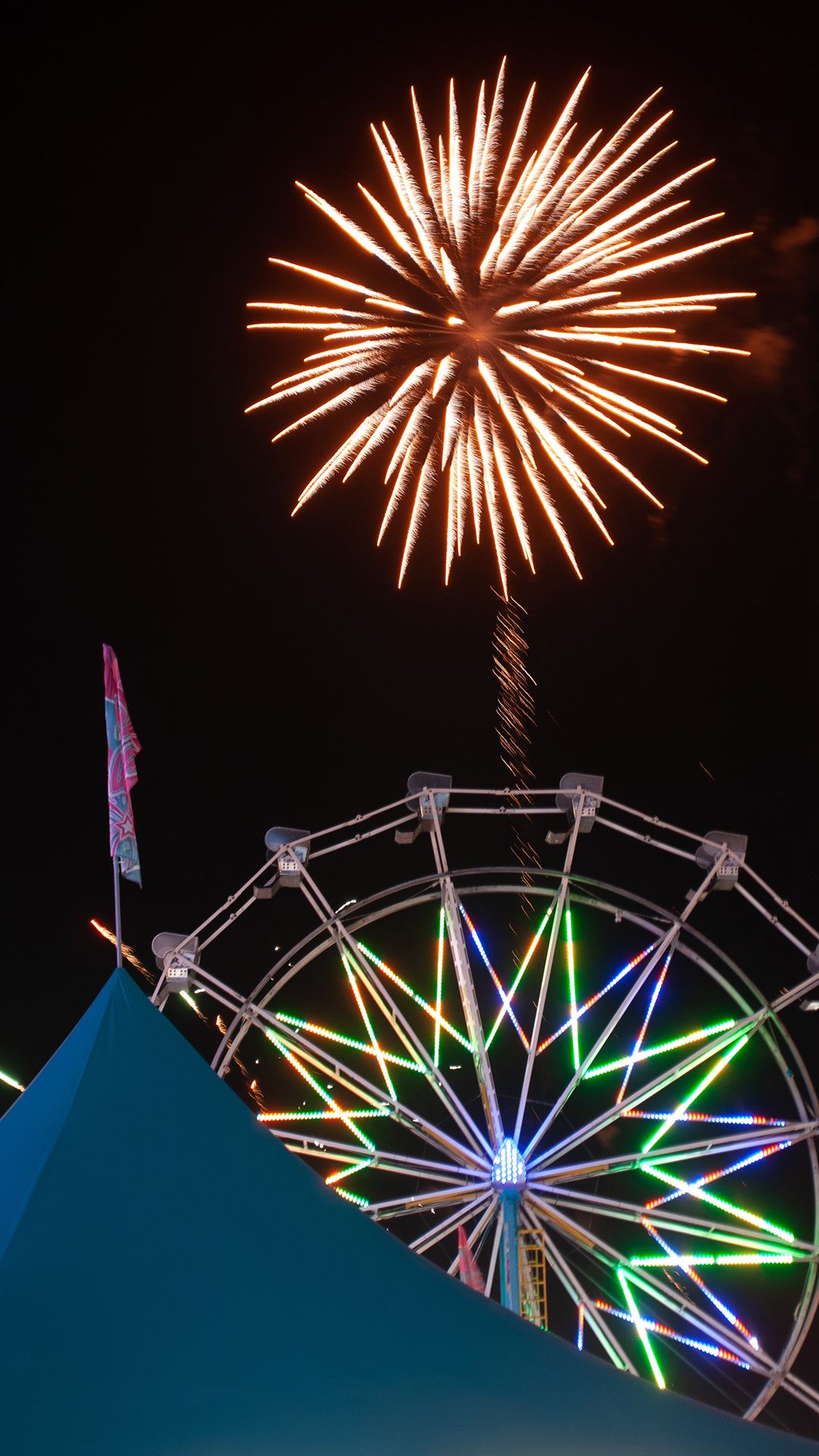 Evergreen State Fair Fireworks Display 2017