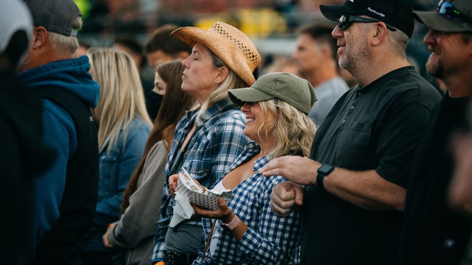 Crowd at a country concert