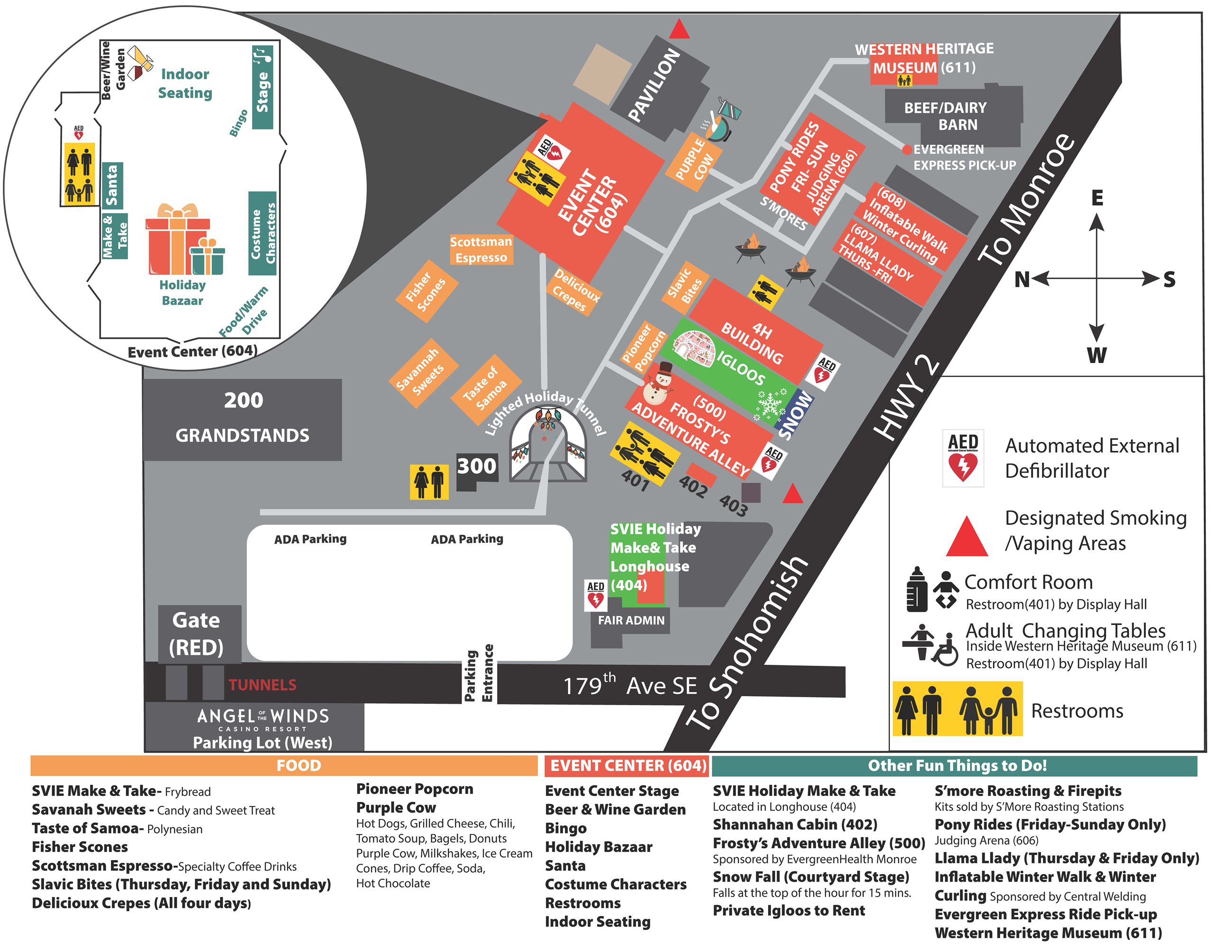 Holiday Spark 2025 Map