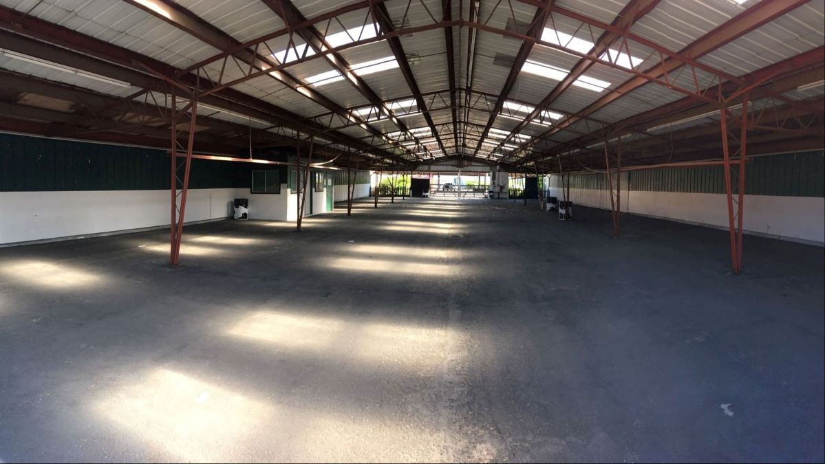 Inside view of Pygmy Goat Barn