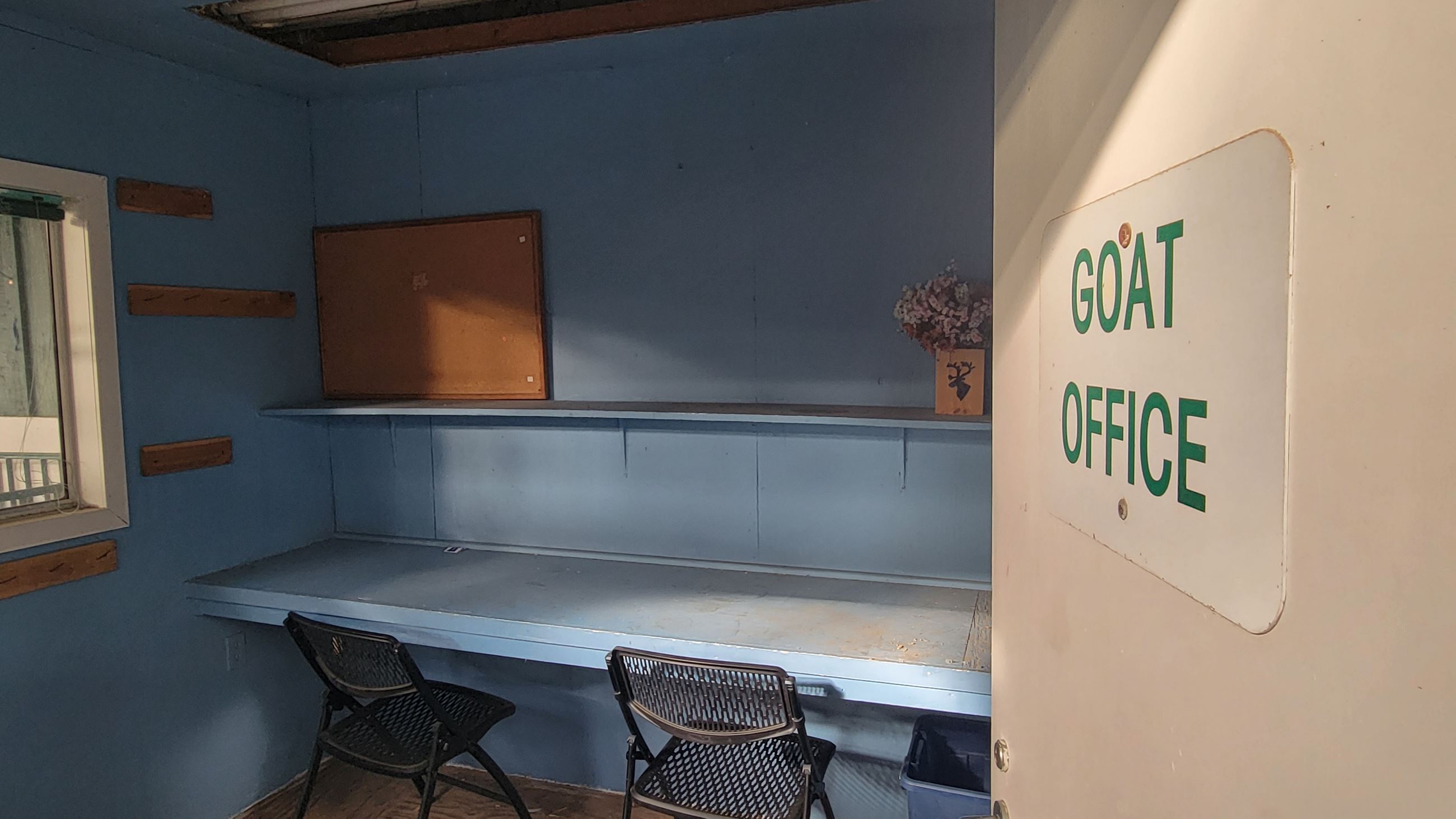 Pygmy Goat barn office